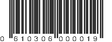 UPC 610306000019