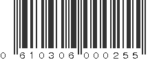 UPC 610306000255