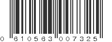 UPC 610563007325