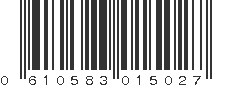 UPC 610583015027