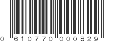 UPC 610770000829