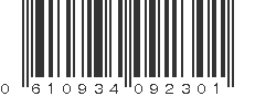 UPC 610934092301
