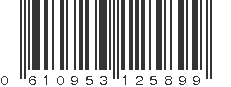 UPC 610953125899