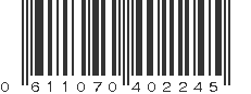 UPC 611070402245