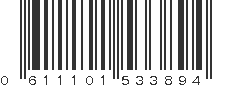 UPC 611101533894