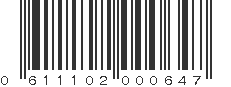 UPC 611102000647