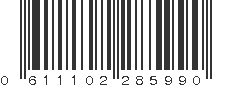 UPC 611102285990