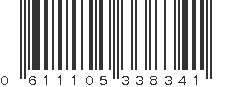 UPC 611105338341