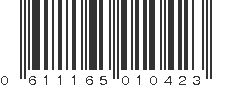 UPC 611165010423