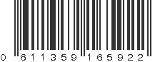 UPC 611359165922