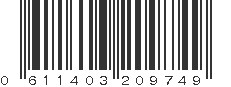 UPC 611403209749