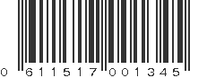 UPC 611517001345