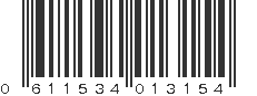 UPC 611534013154