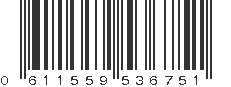 UPC 611559536751