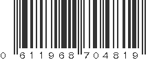 UPC 611968704819