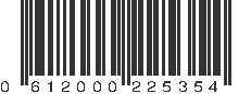 UPC 612000225354