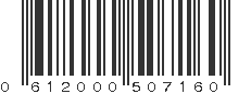 UPC 612000507160