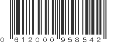 UPC 612000958542