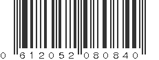 UPC 612052080840