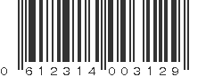 UPC 612314003129