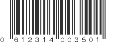 UPC 612314003501