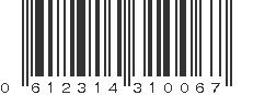 UPC 612314310067