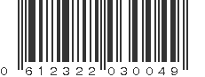 UPC 612322030049