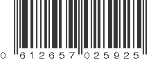 UPC 612657025925