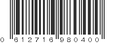 UPC 612716980400