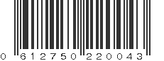 UPC 612750220043