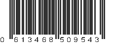 UPC 613468509543