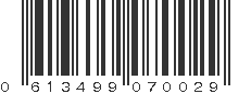 UPC 613499070029