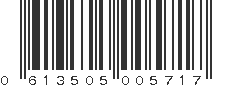 UPC 613505005717