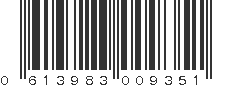 UPC 613983009351