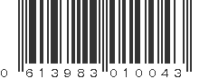 UPC 613983010043