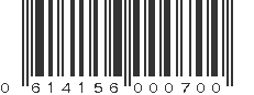 UPC 614156000700