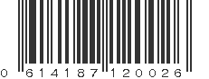 UPC 614187120026