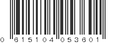 UPC 615104053601