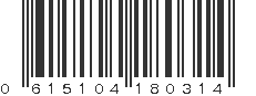 UPC 615104180314