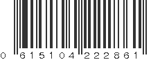 UPC 615104222861