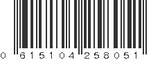 UPC 615104258051