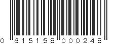 UPC 615158000248