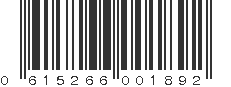 UPC 615266001892