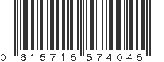 UPC 615715574045