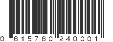 UPC 615760240001