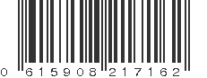 UPC 615908217162