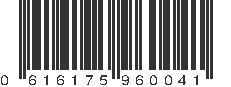 UPC 616175960041