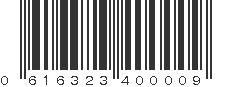 UPC 616323400009