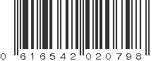 UPC 616542020798