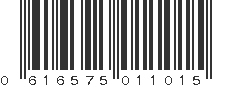 UPC 616575011015